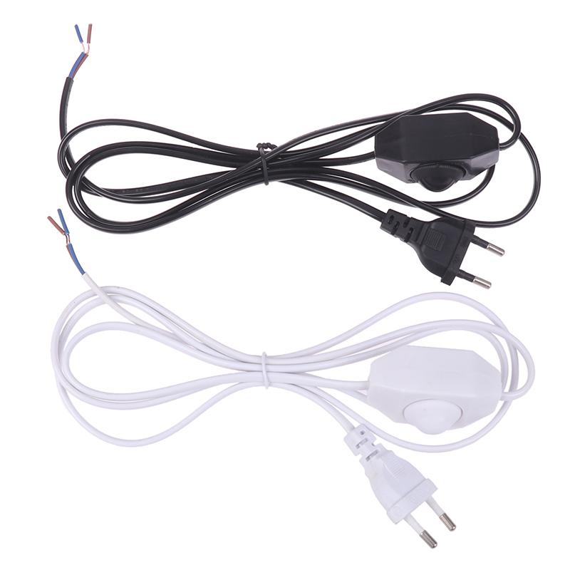 1,8 M Verlängerungskabel mit Dimmer EU-Stecker Steuerschalter Netzkabel EU-Stecker für Tischlampe 220 V Stromkabel