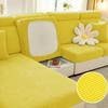 Jacquard Sofa Seat Cover Plain Stretch Couch Cushion Case Folar Fleece Solid Sofa Covers Living Room Sofa Furniture Protector