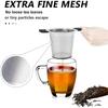 Tea Infuser Basket Stainless Steel Tea Strainer Tea Filter With Small Strainer And Lid Tea Diffuser For Loose JT340