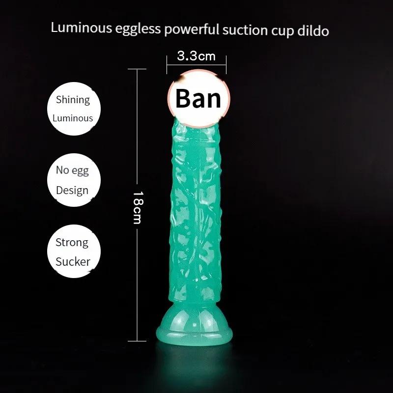 Luminous Simulation Dildo Realistic Penis For Women with Suction Cup XL Thick Couple Erotic Sex Anal Adult Toys for Men Toy