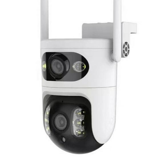 HD Waterproof Binocular Surveillance Camera, US/EU Standard - Indoor/Outdoor Wireless WiFi Monitor (5G, YI/IOT)