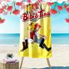Bibi and Tina Print Beach Towel, Large Soft Quick Dry Towel for Beach Camping Swimming