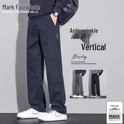 Mark Fairwhale Men's Straight-Leg Casual Pants