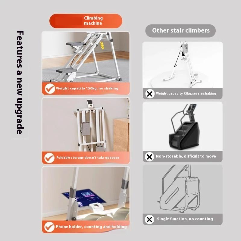 Multifunctional climbing machine Home climbing Stair machine Indoor fitness exercise Stepper Mountaineer