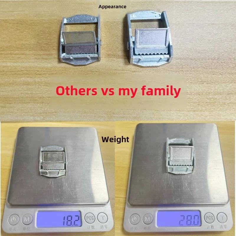 Functional 3pcs Cargo Tie Down Straps 2M Ratchet Belt Metal Buckle for Car Motorcycle Bike Truck Luggage Bag Tow Rope