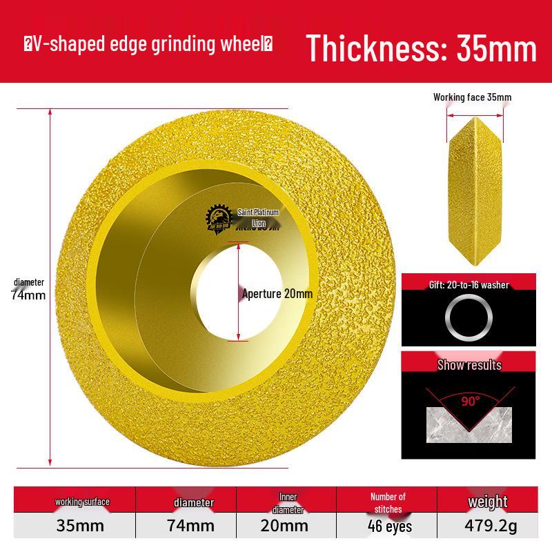 Taichung Diamond Grinding Tool for Marble, Quartz, and Tile Polishing and Trimming