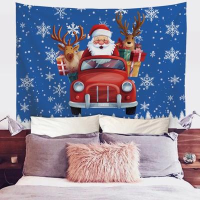 Festa a Tema Babbo Natale Appeso a Parete Arazzo Appeso a Parete Albero di Natale Appeso a Parete Bellissimo Albero di Natale Camino Regali