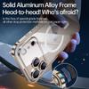 Aluminum Alloy Metal Frame Cover Lens film protection for Iphone 17 Pro Max 16 15 14 13 12 Pro Max Support for Magsafe Charging Case