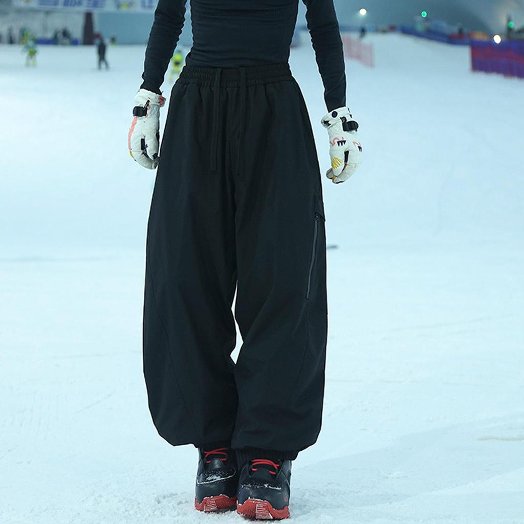 Schneestadt Skigebiet Herren Bestseller: Winter-Skihose - Winddicht, Wasserdicht, Schmutzabweisend, Verdickt, Mit Bündchen