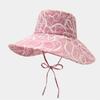 Spring And Summer Polyester Print Bucket Hat Fisherman Hat Outdoor Travel Sun Cap For Men And Women 163