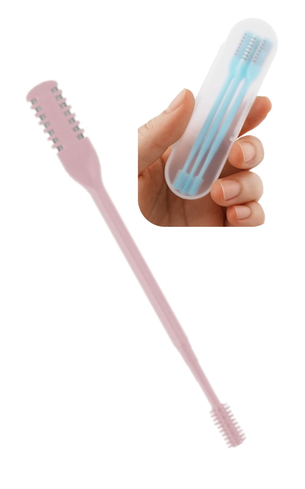 

Nose hair cutter Etiquette cutter and nose hair cutter with case Set of 3 Ear hair cutter Downy hair cutter [La kukuna] Men s women s (Pink)