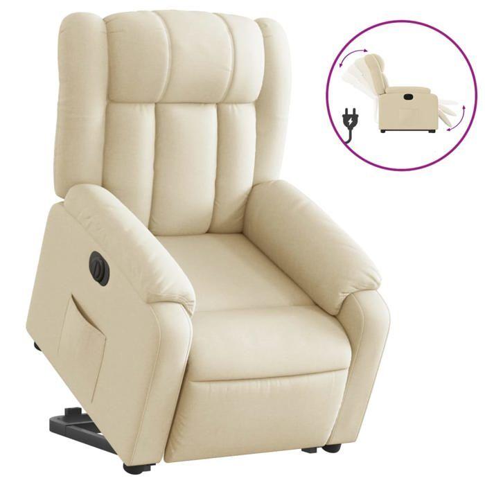 VidaXL Electric Recliner, Relaxation Chair with Adjustable Backrest and Footrest, Living Room Seat, Modern, 3205349