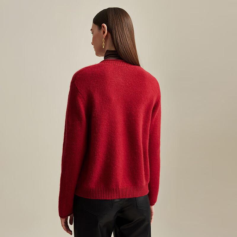 Women's Thick Cable Knit Cashmere Cardigan