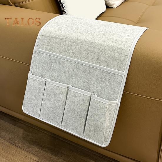 Borsa portaoggetti sospesa per bracciolo del divano con 6 tasche, facile da installare, organizer per divano reclinabile, porta telecomando