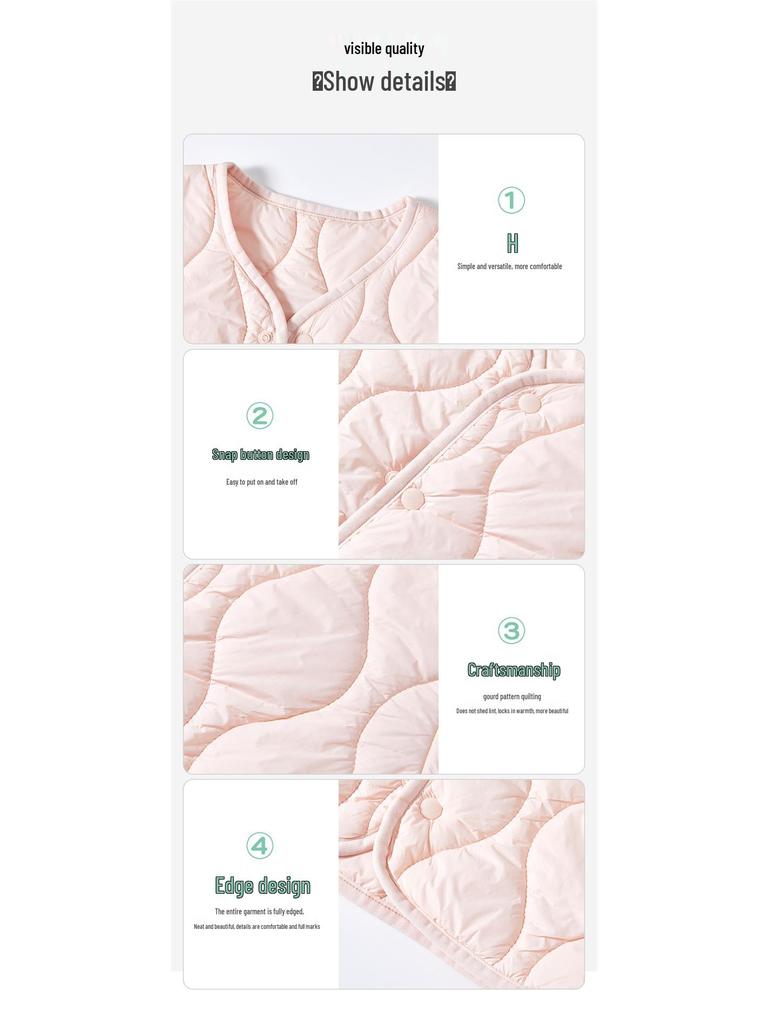 Children's Insulated Wool-Down Jacket: Warm, Long-Sleeve Uniform for Boys & Girls