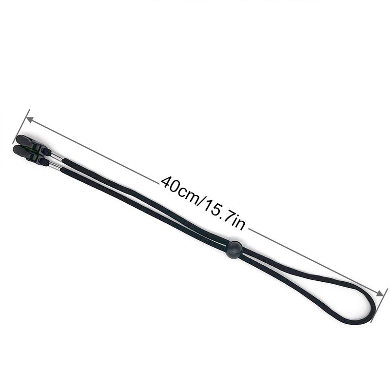 1PC Hat Retainer Anti-lost Anti-drop Rope Elastic Windproof Hat Strap Removable Mask Lanyard Hat Chin Cord Hat Strap Clips