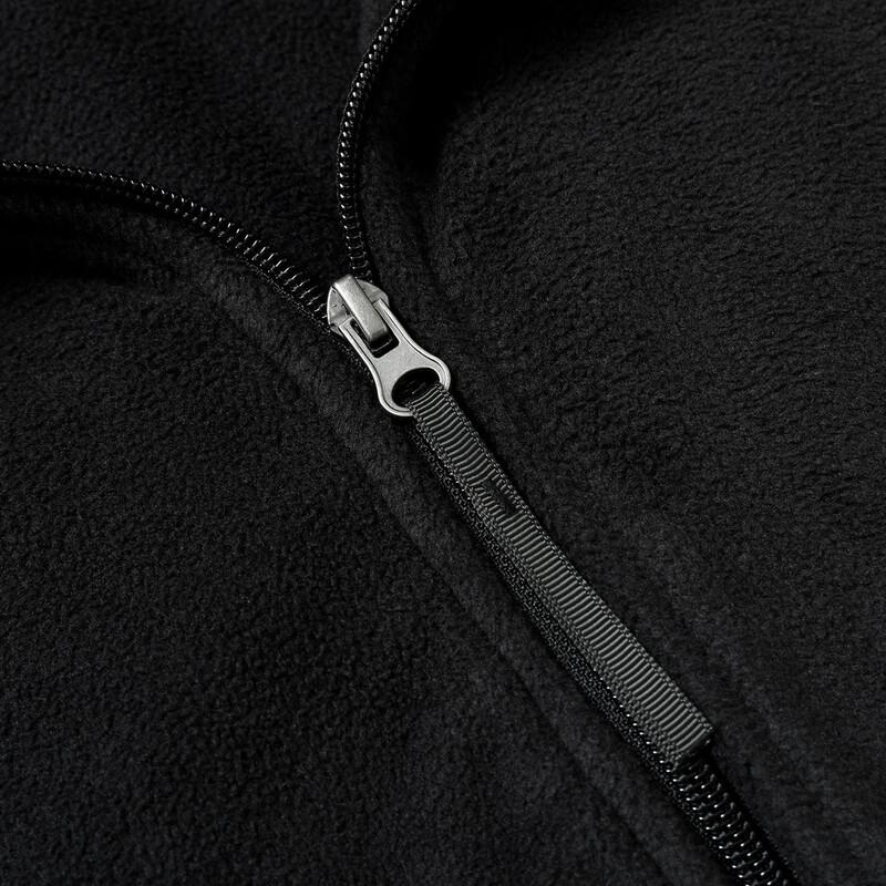 Xuezhongfei Men's Solid Color Fleece-Lined Stand-Collar Jacket