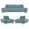 Zestaw mebli wypoczynkowych Savio Sofa 3os fotele j. zieleń