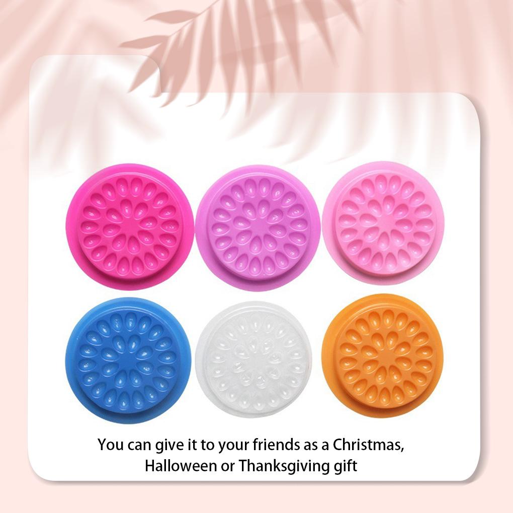 Gasket Glue Eyelash Plastic Holder PVC Makeup Tray Multifunctional Compact Lightness for Women Cosmetic Accessories