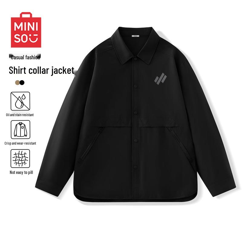 

MINISO Men s American Casual Shirt Jacket XL