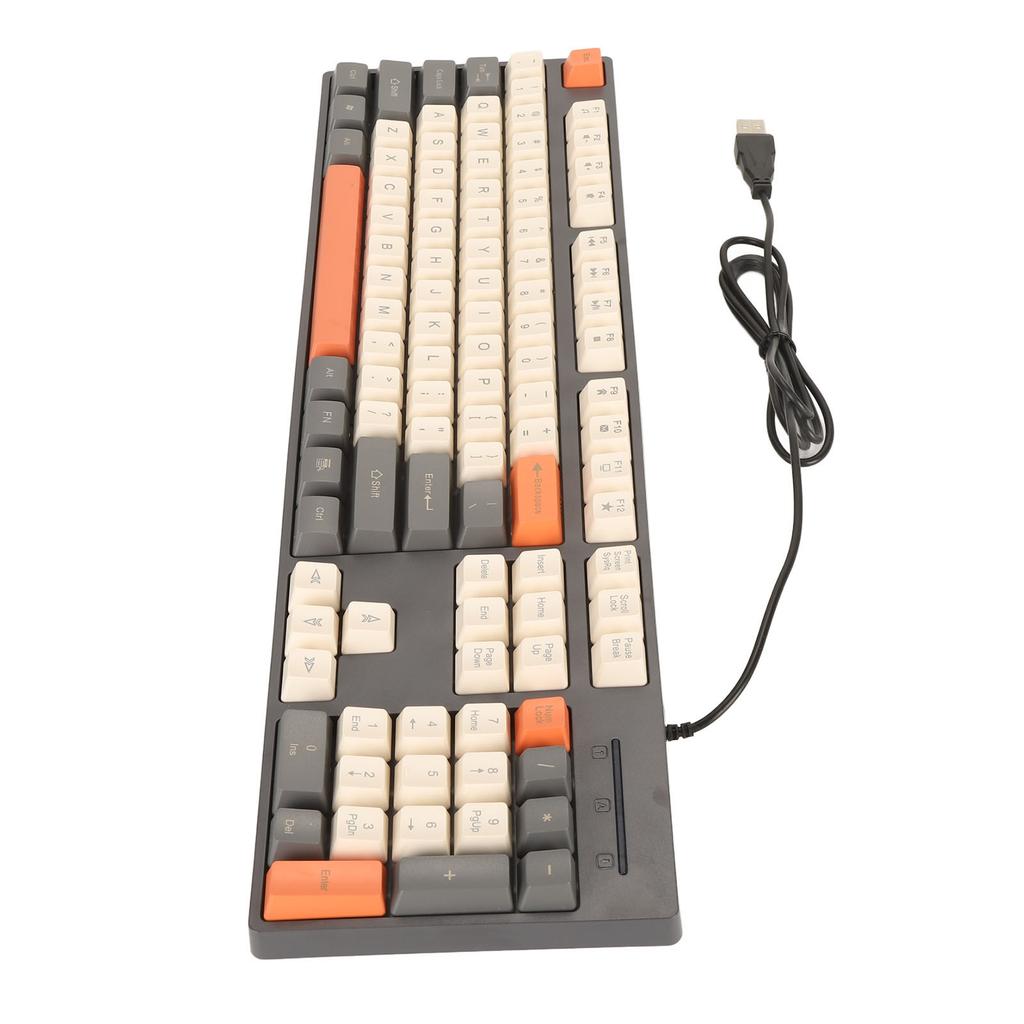104 Keys Wired Keyboard 3 Colors Cute Gaming Keyboard USB Interface Business Keyboard for     7 8 10 11 for OS X