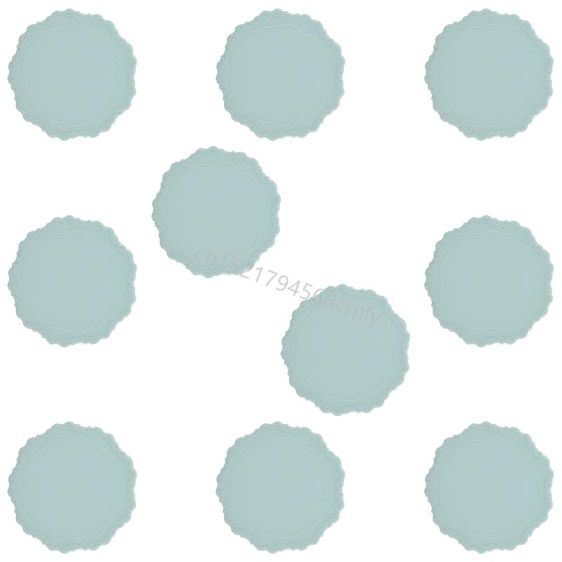 Reusable Silicone Crafting Mats Sturdy Heat Resistant Surfaces for Candle Stamping Designs 6XDE