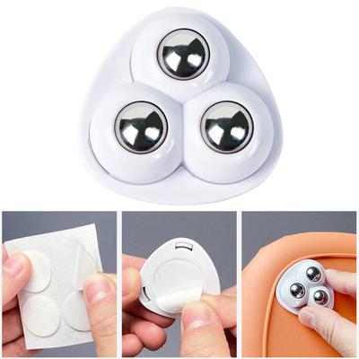 Mini Swivel Wheels Adhesive Caster Wheels For Furniture Household Pasted Furniture Silent Load Bearing Casters For Bedside