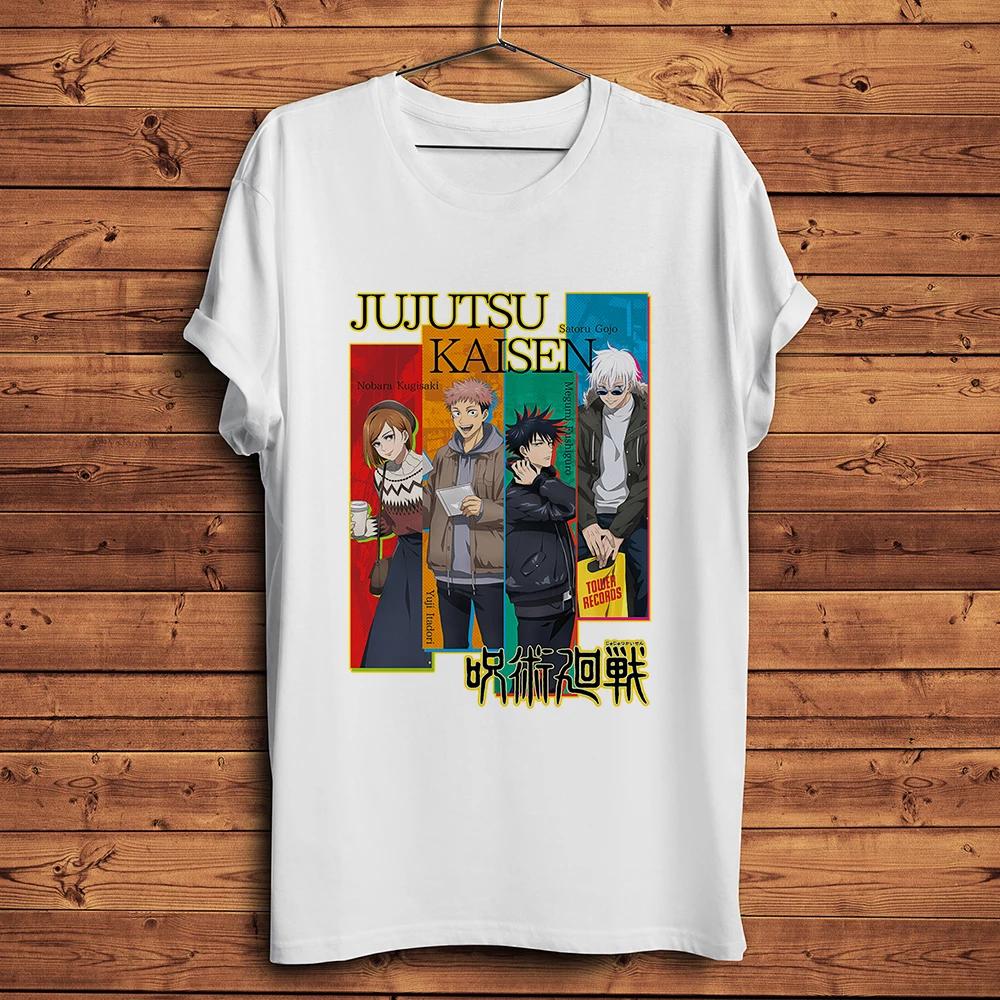 Unisexga JJKGojo Kugisaki Nobara Itadori Yuji FushiguroFunny Anime TShirtDaily Casual Short T ShirtUnisex Teebreathable Print