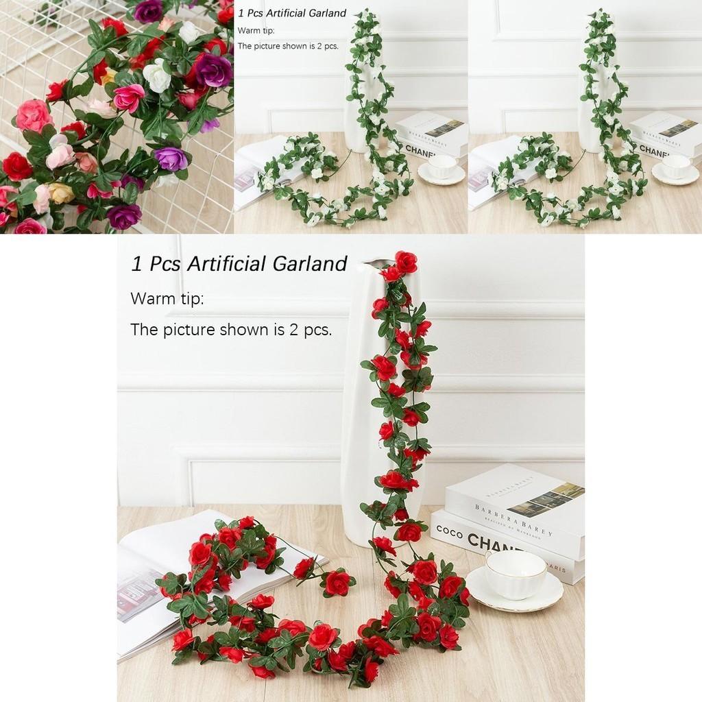 Vibrant 2.5m Artificial Flowers Spring Small Peony Ivy Leaf Vine Perfect For Wedding Decorations