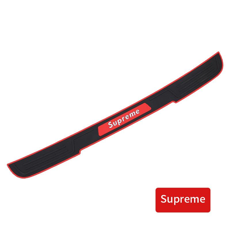 

Универсальные защитные накладки на багажник автомобиля из углеродного волокна, защитные накладки на пороги, защитные накладки на задний бампер, резиновые молдинги, накладки на пороги