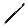 Cross Century II Ballpoint Pen, Black Lacquer with Polished Chrome, AT0082WG-157
