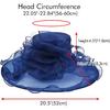 2026 Kentucky Derby Hat for Women Ladies, Organza Veil Feather Fascinator for Tea Party Church UV Protection Sun Hat