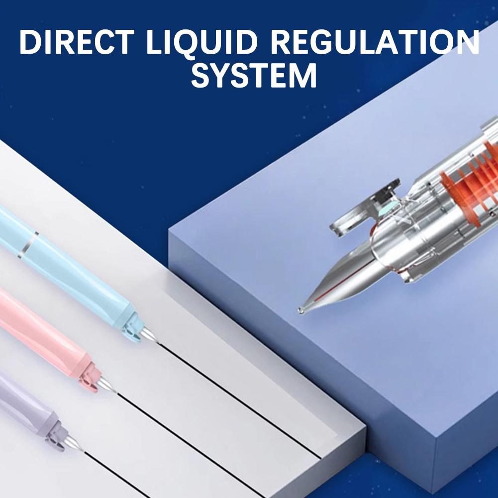 Writing Fountain Pen with 5 Refillable Ink Cartridge Retractable Fountain Pen 0.38mm Fine Nib Pen Set for Calligraphy Journaling