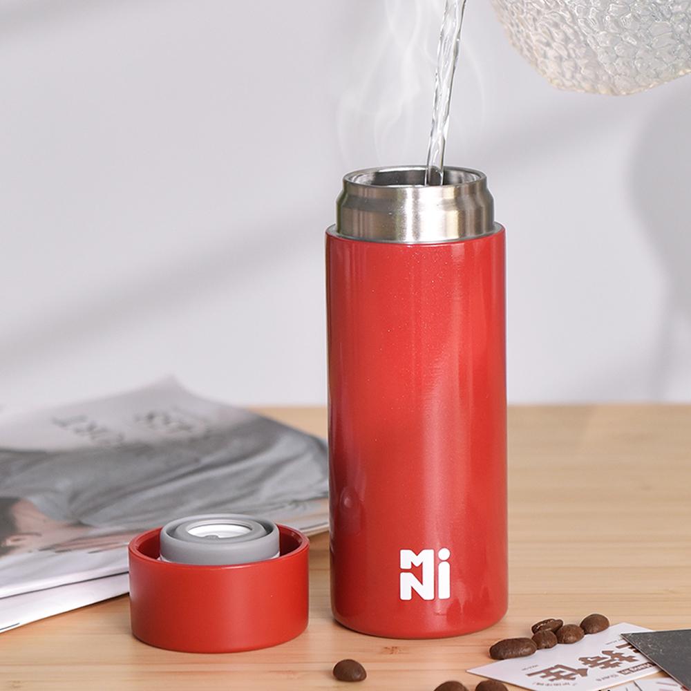 Mini Bottiglia Termos da 230ml Tazza Termos Caffè Fiaschi Sottovuoto Piccola Capacità Portatile Acciaio Inossidabile Viaggio Bevanda Bottiglia d'Acqua Termos