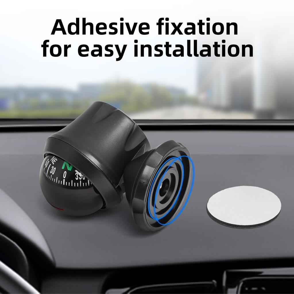 Autokompas pro námořní loď, nákladní auto, nastavitelná vodicí koule, navigace, montáž na palubní desku, přenosný kompas pro ukazování směru, turistika