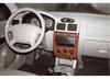 Накладки на панель (2002-2005) Дерево для Kia Rio