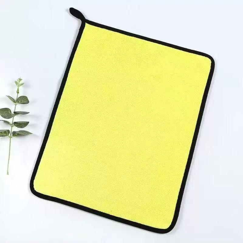 Thickened Double-Sided Car Wash Towel - Lint-Free, Non-Scratch, Absorbent Coral Fleece