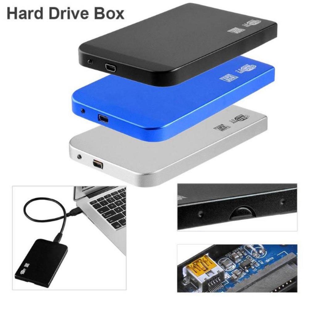 2.5-inch Aluminum Alloy Ultra-thin USB3.0 Hard Disk Box, Supports 3TB SATA To USB3.0 Hard Disk Box