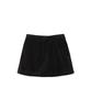 Salon De Yon Classic Velvet Skirt_ Black