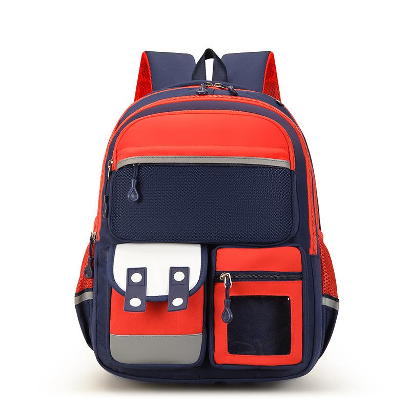 The New Color Matching Schoolbag for Primary School Students In Grades 1-6 Is Lightweight and Heavy-duty