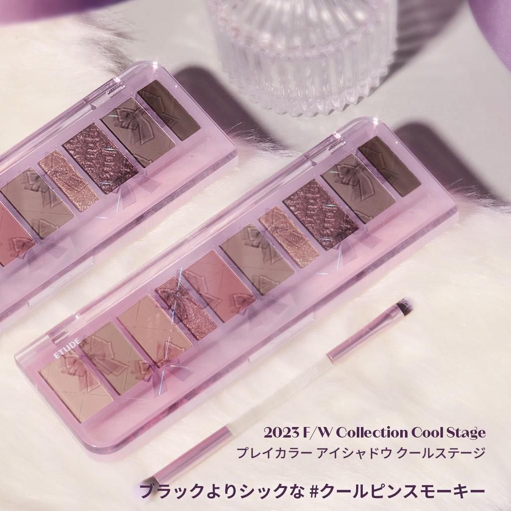 ETUDE Play Color Eyeshadow Cool Stage palette Gel texture shadow [Etude Official] / 10-color / glitter/Shimmer/Matte/Keyboard