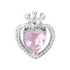 New Fashion Pink Heart Butterfly Starfish Bow 3D Crystal Charm Beads Accessories DIY Making Ring Necklace Bracelet Shiny Jewelry