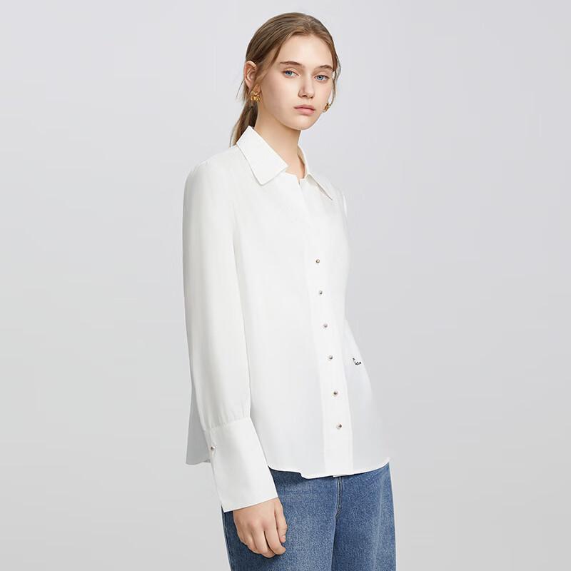 Women's Elegant Lapel Long-Sleeve Shirt