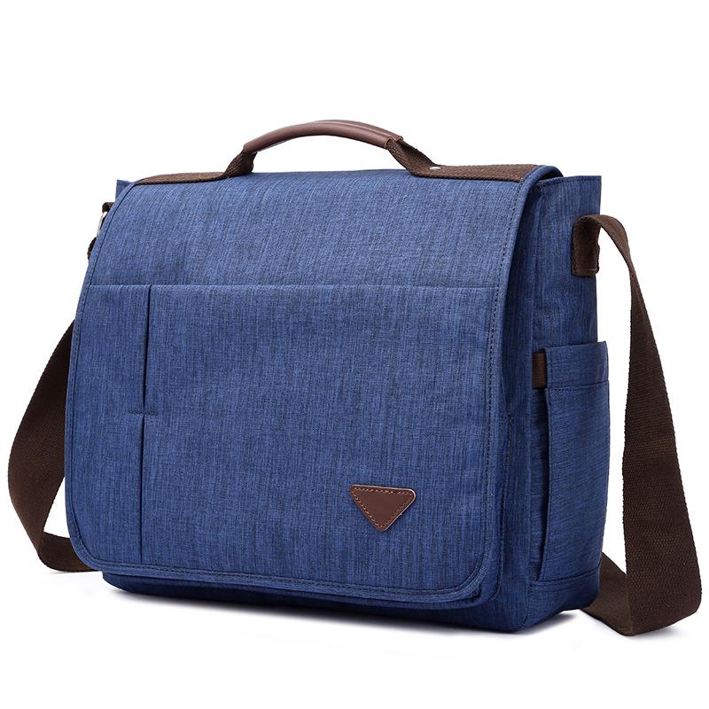 New Men s Water-Repellent Fashionable Crossbody Shoulder Bag with Logo Option темно-синий