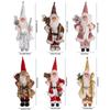 Christmas Mini Santa Claus Toy Festival Theme Cartoon Santa Claus Statue Creative Home Holiday Decoration