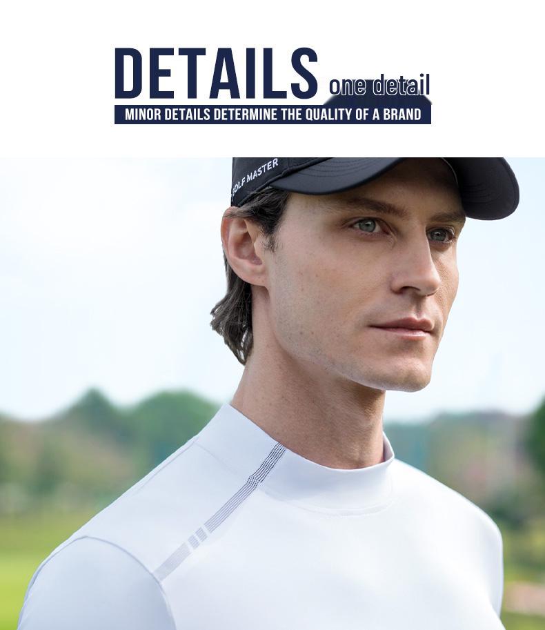 PGM2026 Men's Long Sleeve Golf Base Layer - Stretchable, Soft Spring/Summer Top