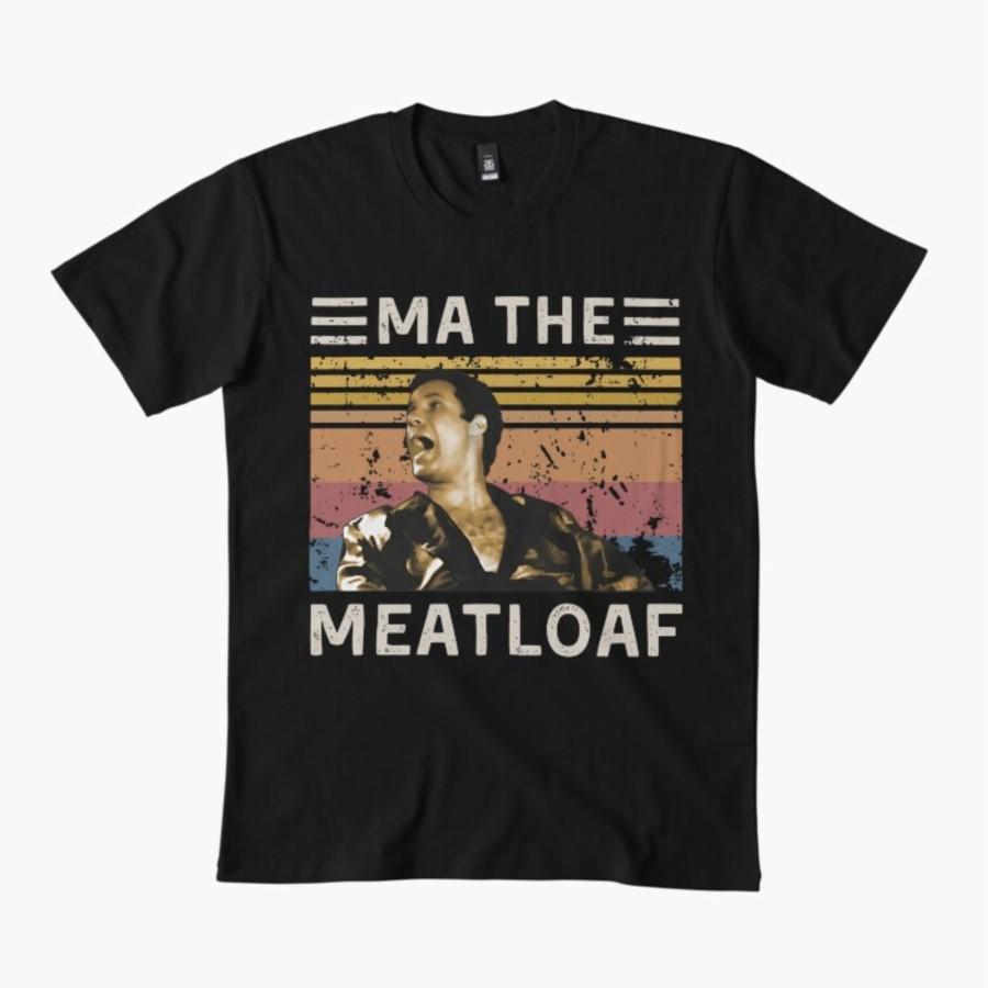 Vintage Ma the Meatloaf T-shirt For Men Women 100% Cotton T Shirts Short Sleeve Tops 0320-4 - Men s Summer Cotton Graphic Tee S разноцветный
