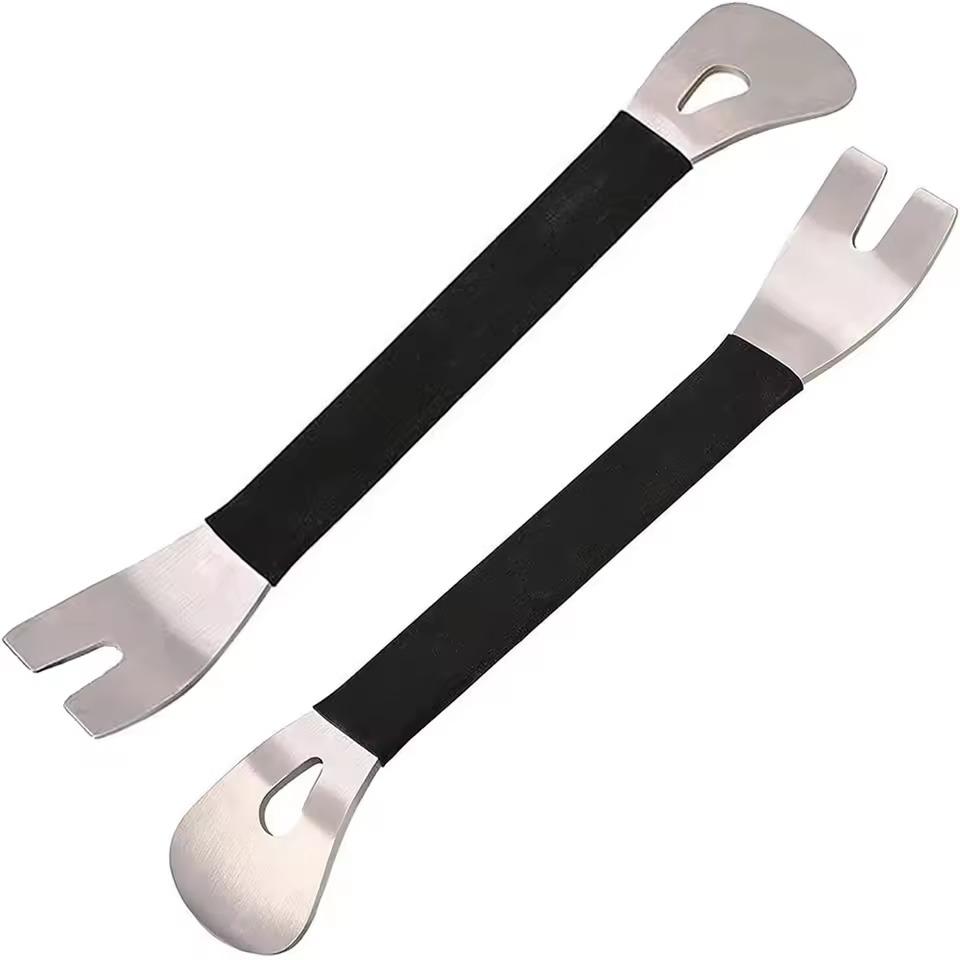 1PC Car Interior Clip Panel Trim Stainless Steel Pry Plate Buckle Driver for Car Modification Removal of Audio Navigation Center