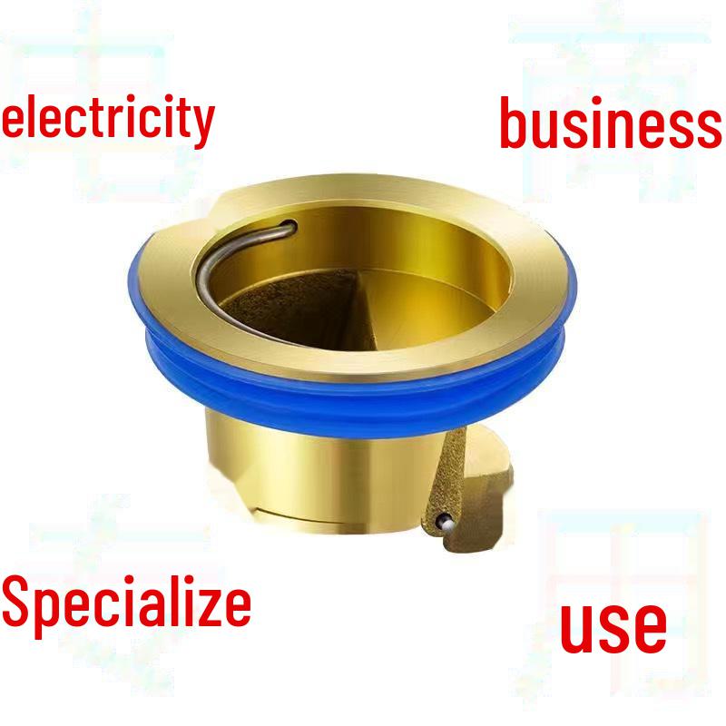 Universal All-Copper Deodorizing Floor Drain Core - Odor & Insect Resistant for Shower & Toilet Sewer Systems