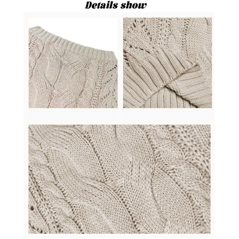 YYFS Women's Fashion Casual Fall Winter Love Letter Print Long Sleeve One Shoulder Tops Women's Clothing Woolen Knitwear Sweaters